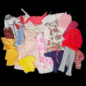 VTG Barbie Clone Clothing Lot 60s 70s Some Need Repair 21 Pieces Dress